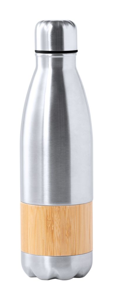 Пляшка спортивна Guiver, колір сріблястий