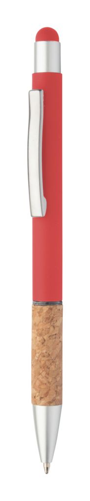 Ручка шариковая - стилус Corbox, цвет красный