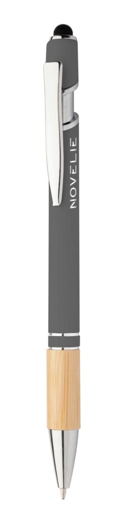 Ручка шариковая - стилус Bonnel, цвет серый