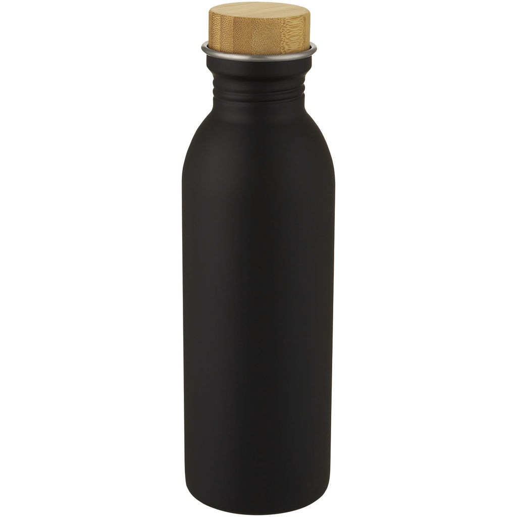 Пляшка спортивна Kalix, колір суцільний чорний
