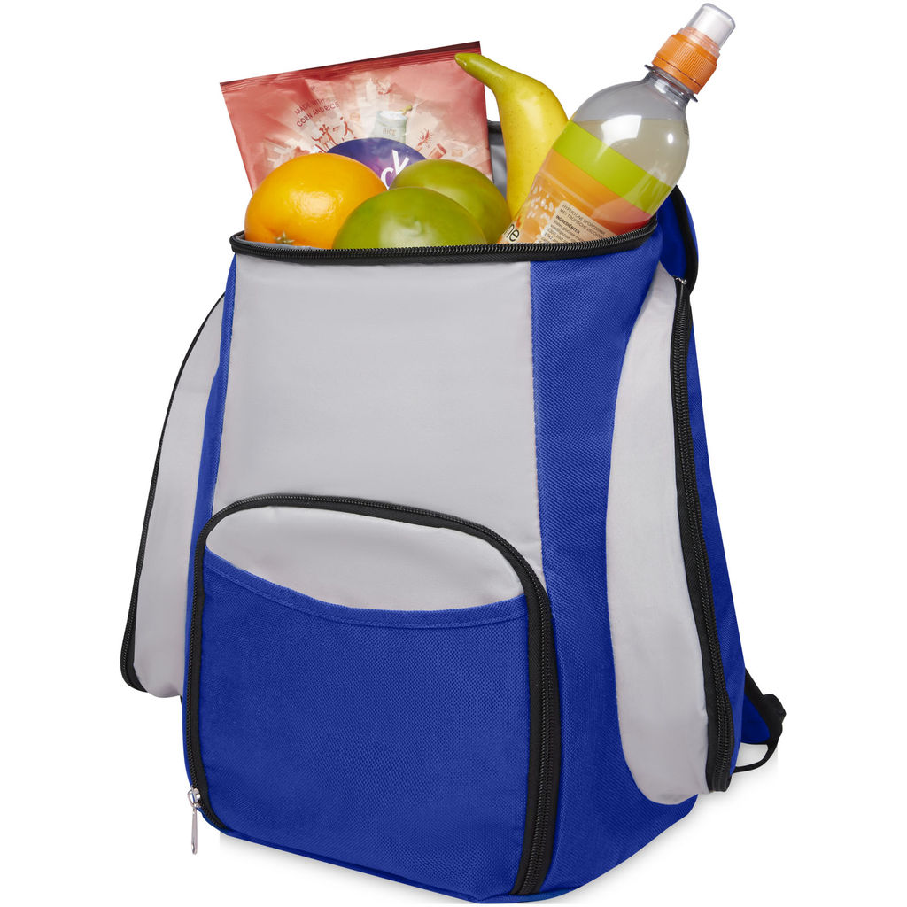 Рюкзак-холодильник Brisbane, колір яскраво-синій, сірий