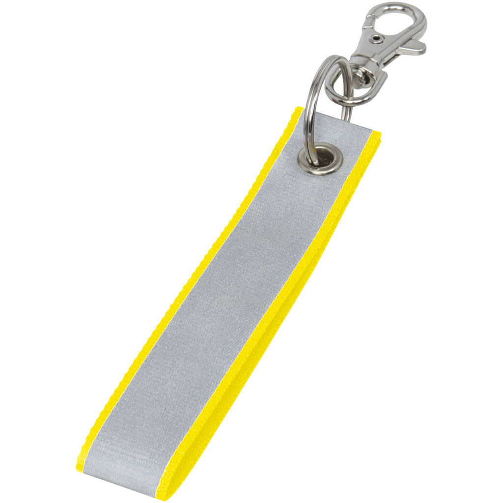 Тримач для ключів Holger, колір неоново-жовтий
