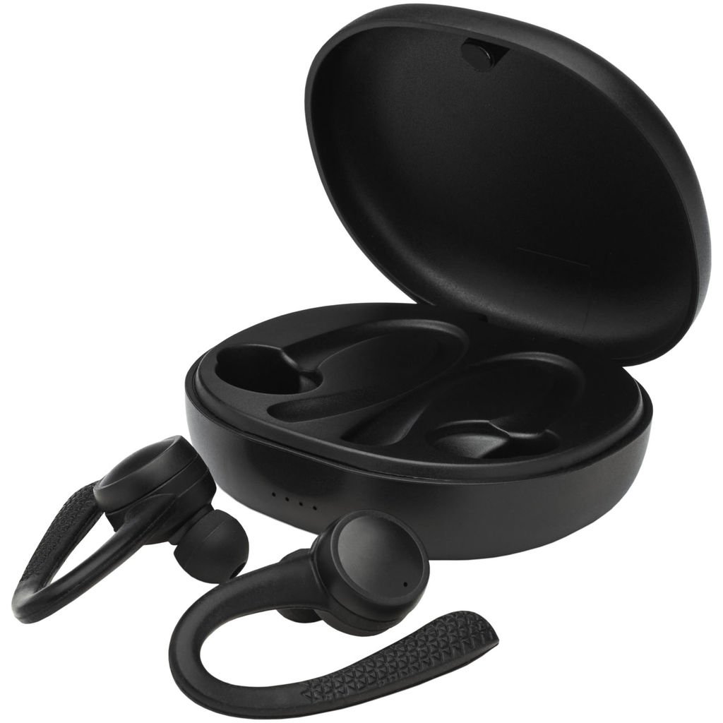 Навушники IPX5 TWS Quest, колір суцільний чорний