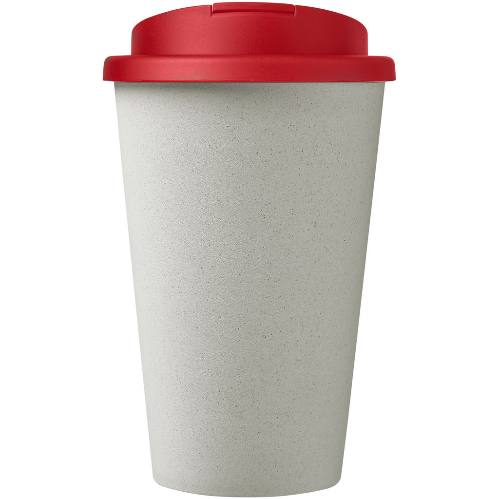 Кружка Americano Eco, колір червоний, білий - 21042524- Фото №2