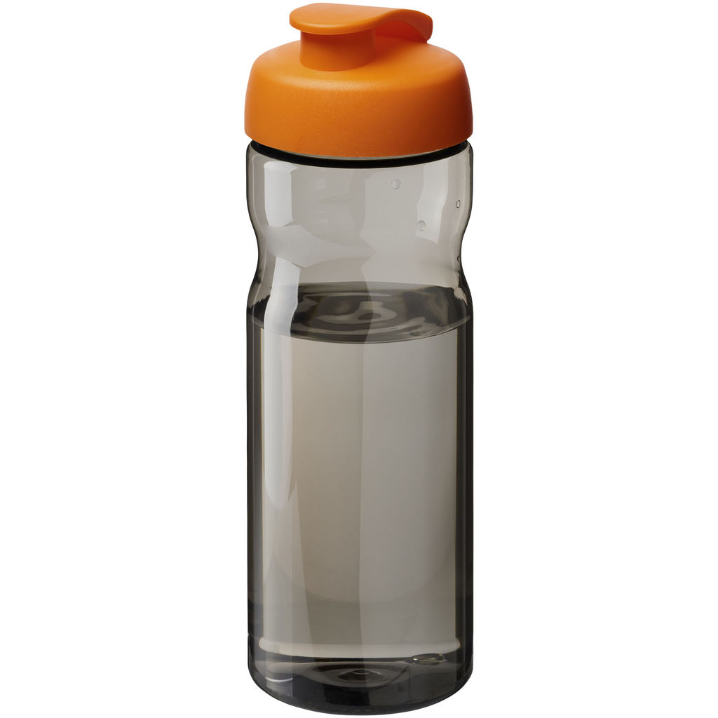 Пляшка спортивна H2O Active Base Tritan, колір темно-сірий, помаранчевий
