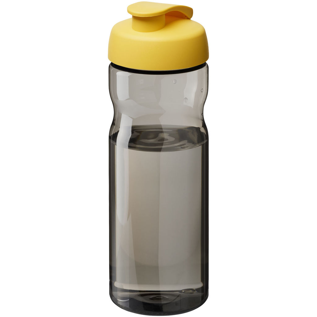 Бутылка спортивная H2O Active Base Tritan, цвет темно-серый, желтый