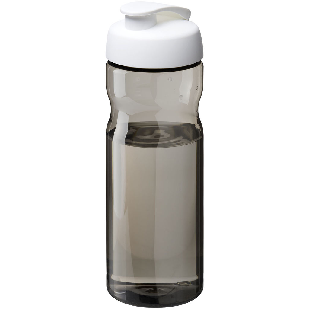 Бутылка спортивная H2O Active Base Tritan, цвет темно-серый, белый