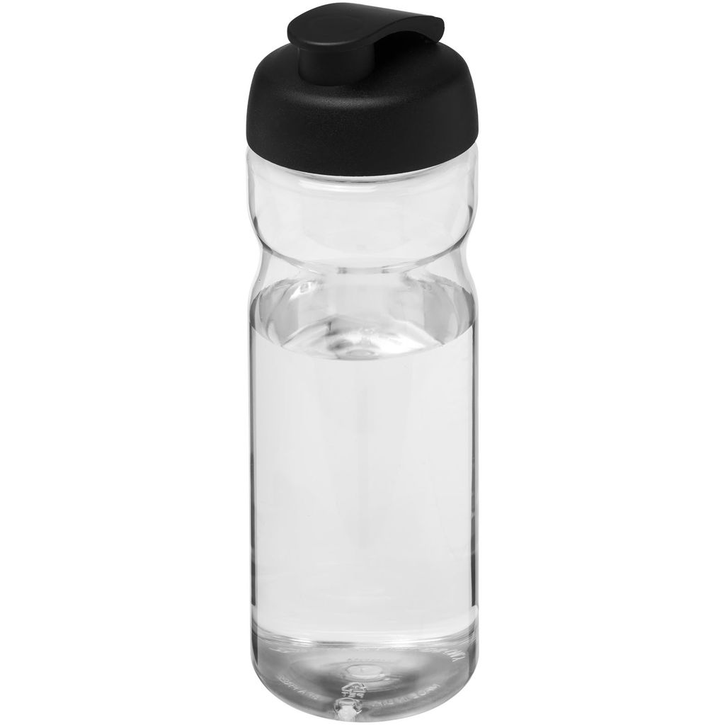 Бутылка спортивная H2O Active Base Tritan, цвет прозрачный, сплошной черный