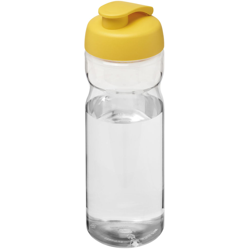 Бутылка спортивная H2O Active Base Tritan, цвет прозрачный, желтый