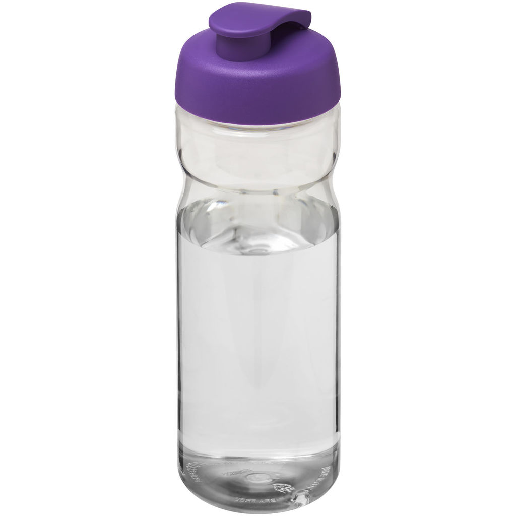 Бутылка спортивная H2O Active Base Tritan, цвет прозрачный, пурпурный