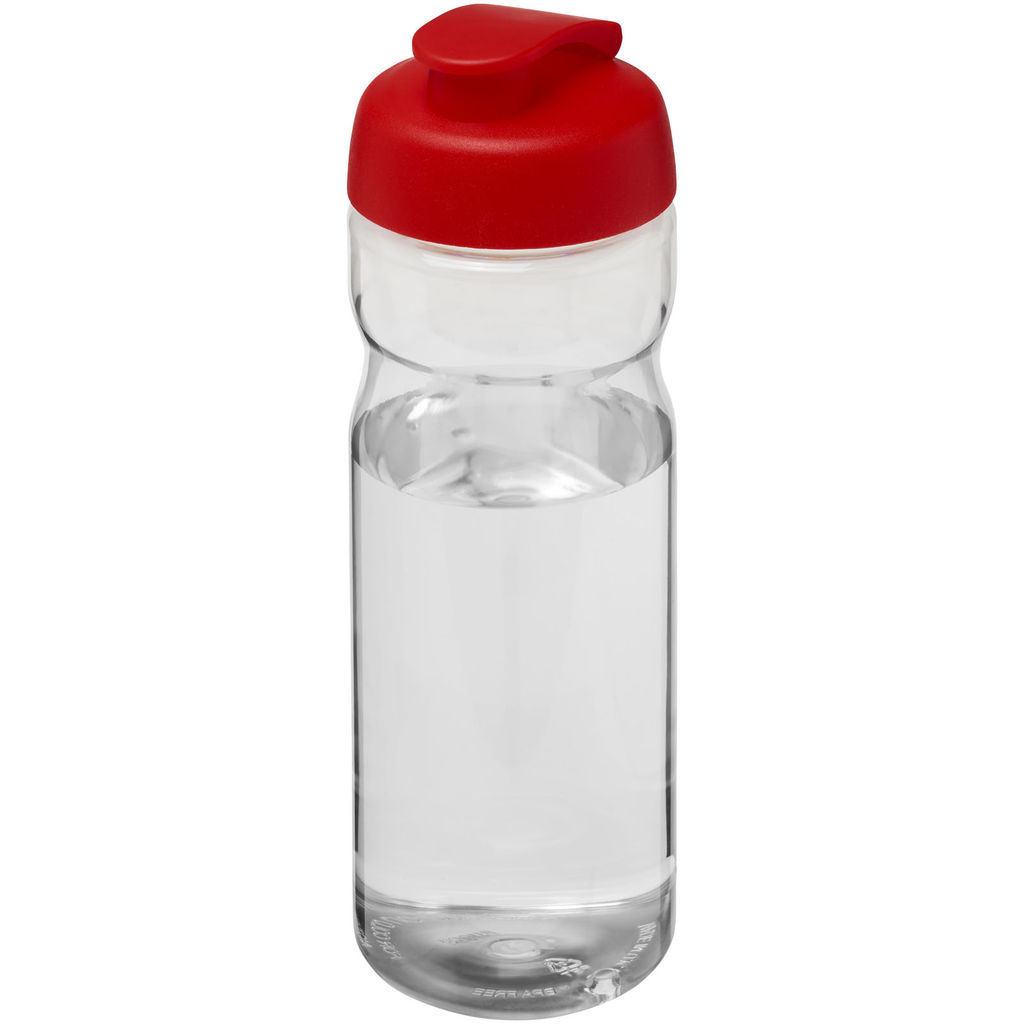Пляшка спортивна H2O Active Base Tritan, колір прозорий, червоний