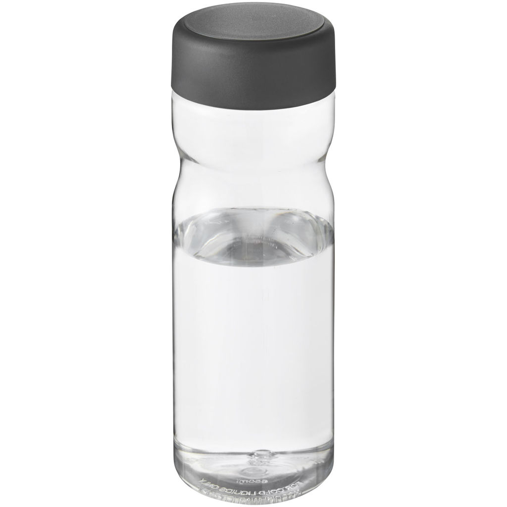 Бутылка спортивная H2O Active Base Tritan, цвет прозрачный, серый