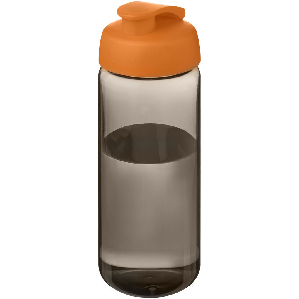 Пляшка спортивна H2O Active Octave Tritan, колір темно-сірий, помаранчевий