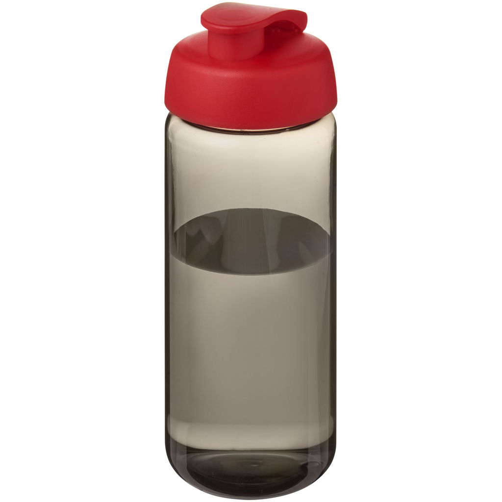 Пляшка спортивна H2O Active Octave Tritan, колір темно-сірий, червоний