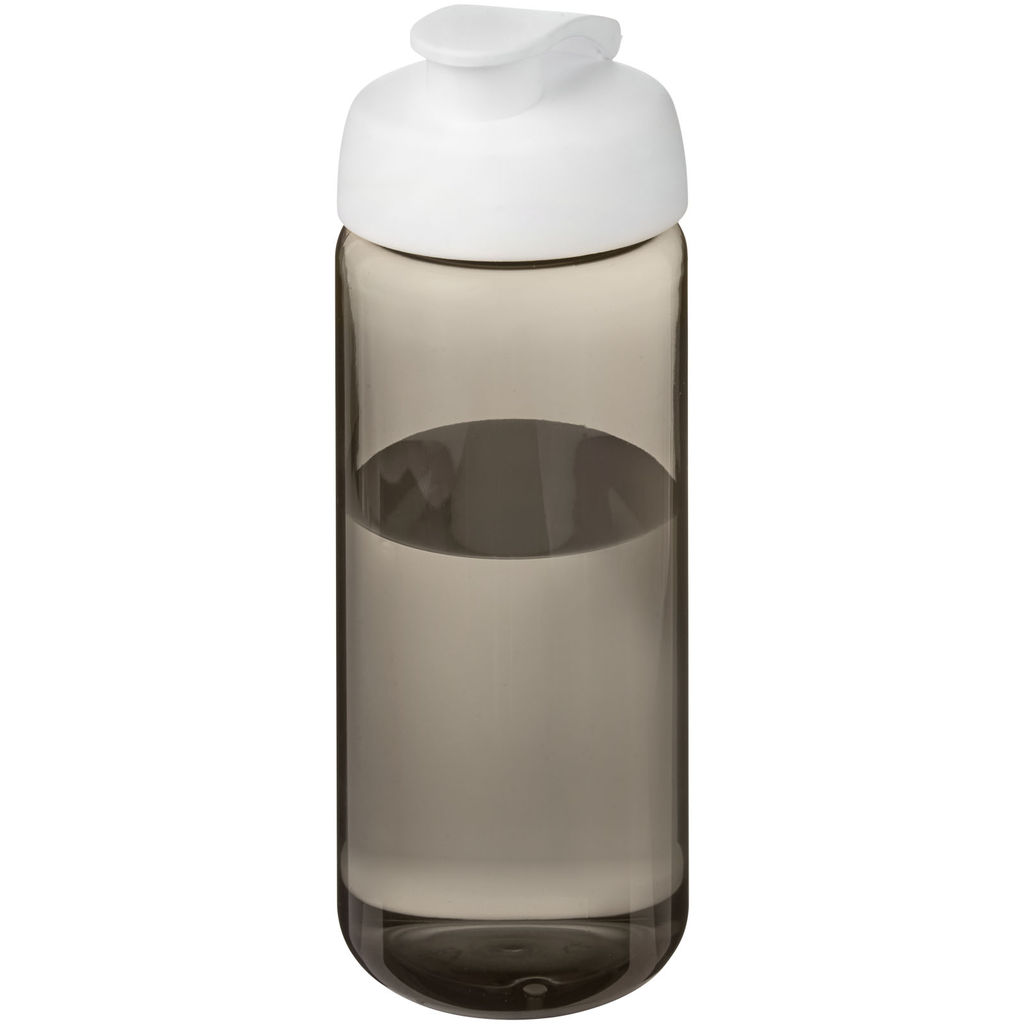 Пляшка спортивна H2O Active Octave Tritan, колір темно-сірий, білий