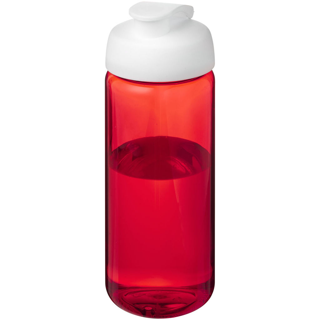Пляшка спортивна H2O Active Octave Tritan, колір червоний, білий