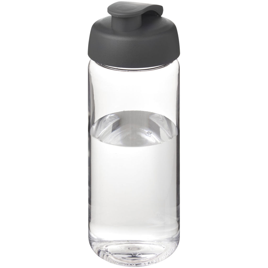 Пляшка спортивна H2O Active Octave Tritan, колір прозорий, сірий
