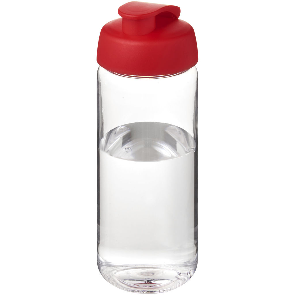 Пляшка спортивна H2O Active Octave Tritan, колір прозорий, червоний