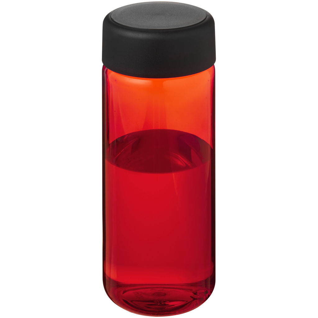 Пляшка спортивна H2O Active Base Tritan, колір червоний суцільний чорний
