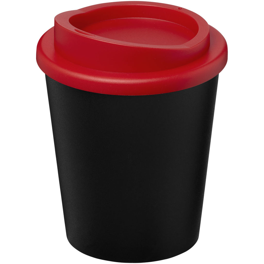 Кружка Americano Espresso Eco, цвет сплошной черный, красный