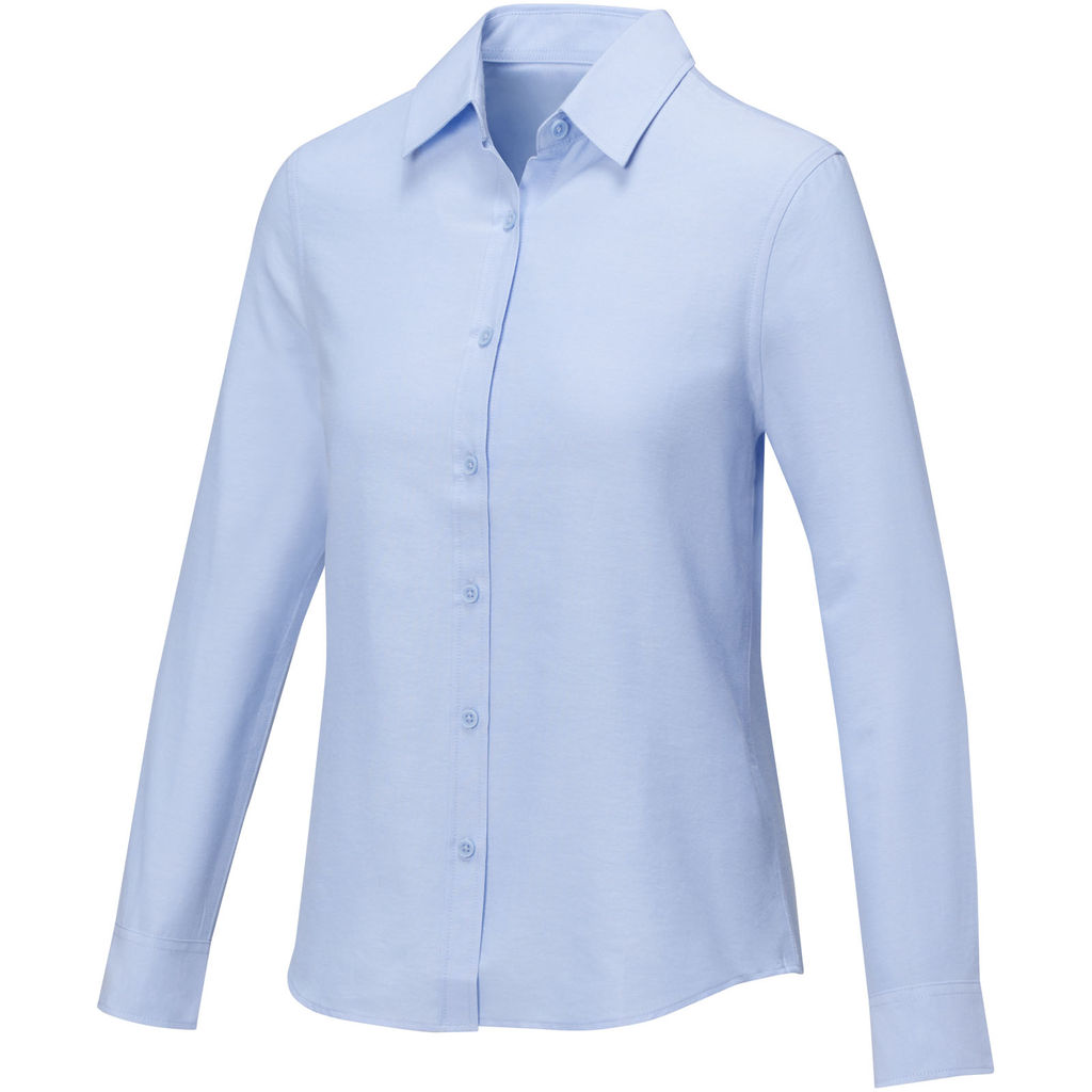 Рубашка женская с длинными рукавами Pollux, цвет светло-синий  размер XXL