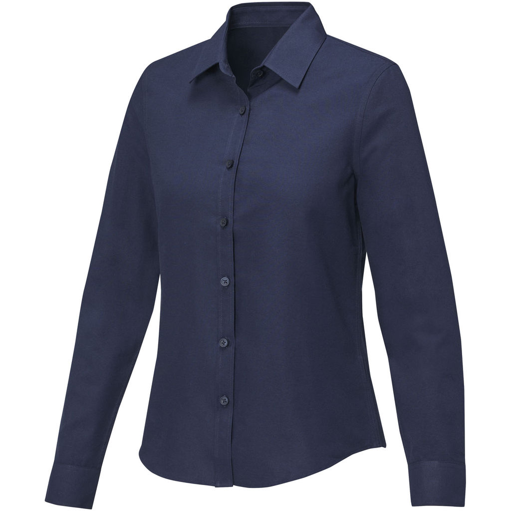 Рубашка женская с длинными рукавами Pollux, цвет темно-синий  размер M