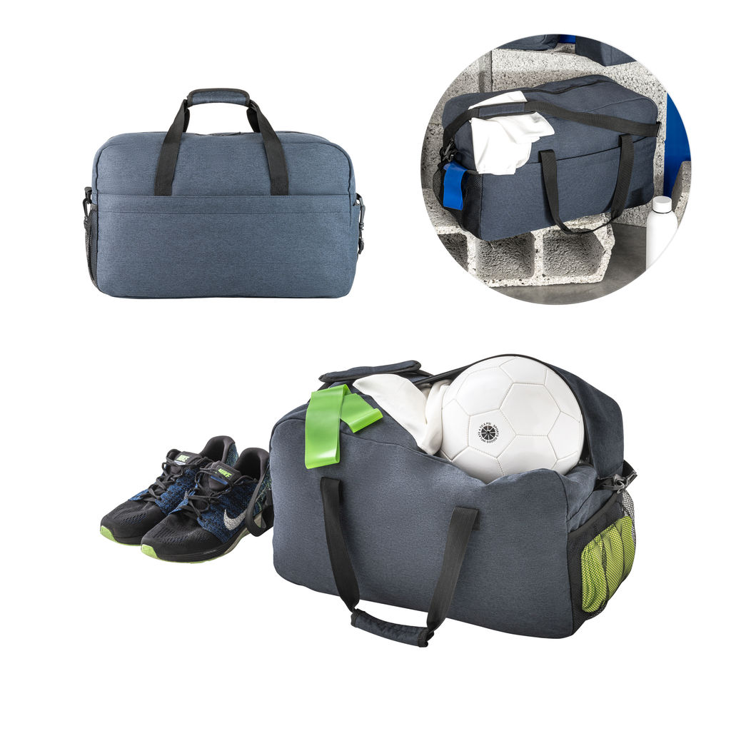 REPURPOSE SPORTS. Спортивная сумка с rPET, цвет синий - 92079-104- Фото №11