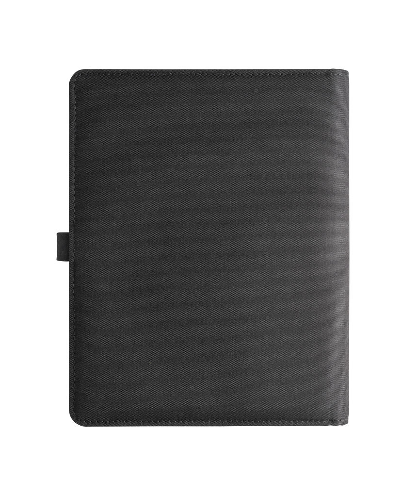 EMERGE A5 FOLDER. Органайзер А5 з вбудованою зарядкою, колір чорний - 93581-103- Фото №3