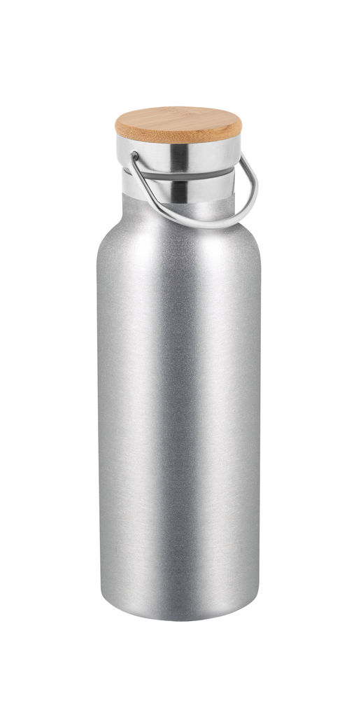 RAGNAR. Пляшка з нержавіючої сталі 500 мл, колір сатин-срібло