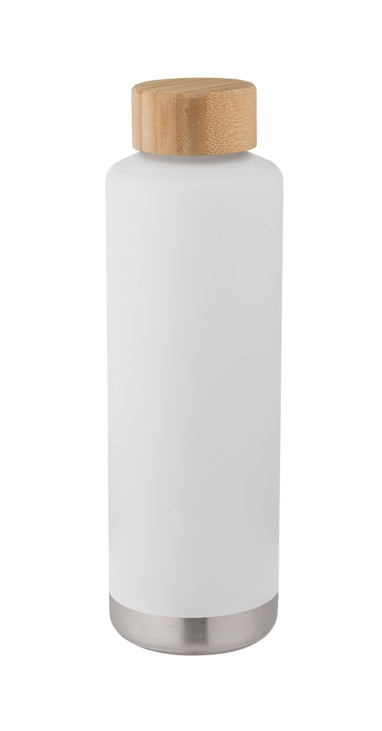 NORRE BOTTLE. Пляшка з нержавіючої сталі, колір білий - 94662-106- Фото №2