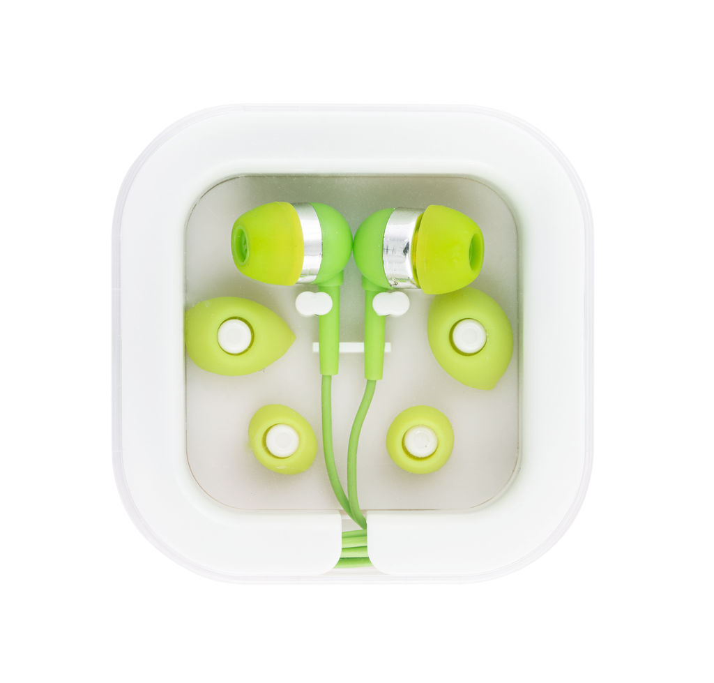 OSLER. Навушники з мікрофоном, колір світло-зелений