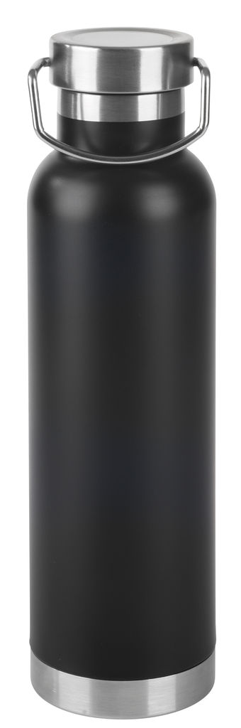 Вакуумна ізольована пляшка MILITARY, колір чорний