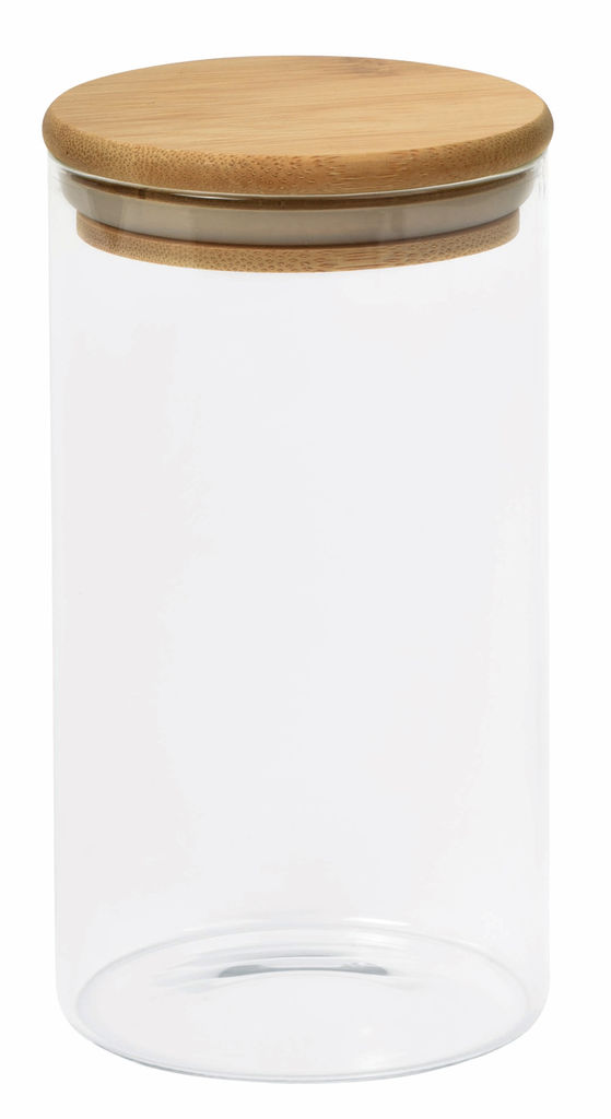 Стеклянная емкость для хранения продуктов ECO STORAGE, вместимость: ок. 700 ml, цвет коричневый, прозрачный