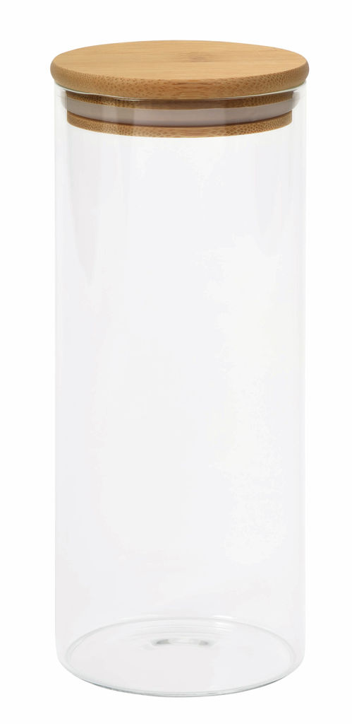 Стеклянная емкость для хранения продуктов ECO STORAGE, вместимость: ок. 850 ml, цвет коричневый, прозрачный