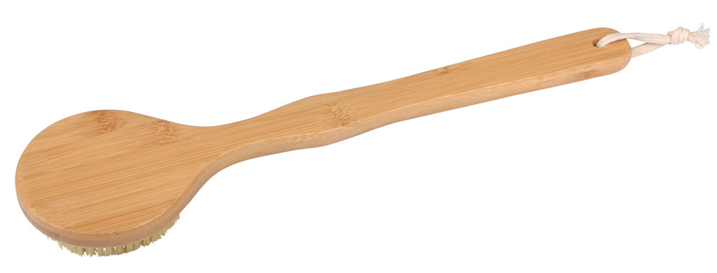 Массажная щетка LONG SCRUBBER, цвет натуральный - 56-0901032- Фото №1