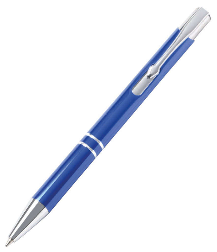 Шариковая ручка из алюминия TUCSON, цвет синий