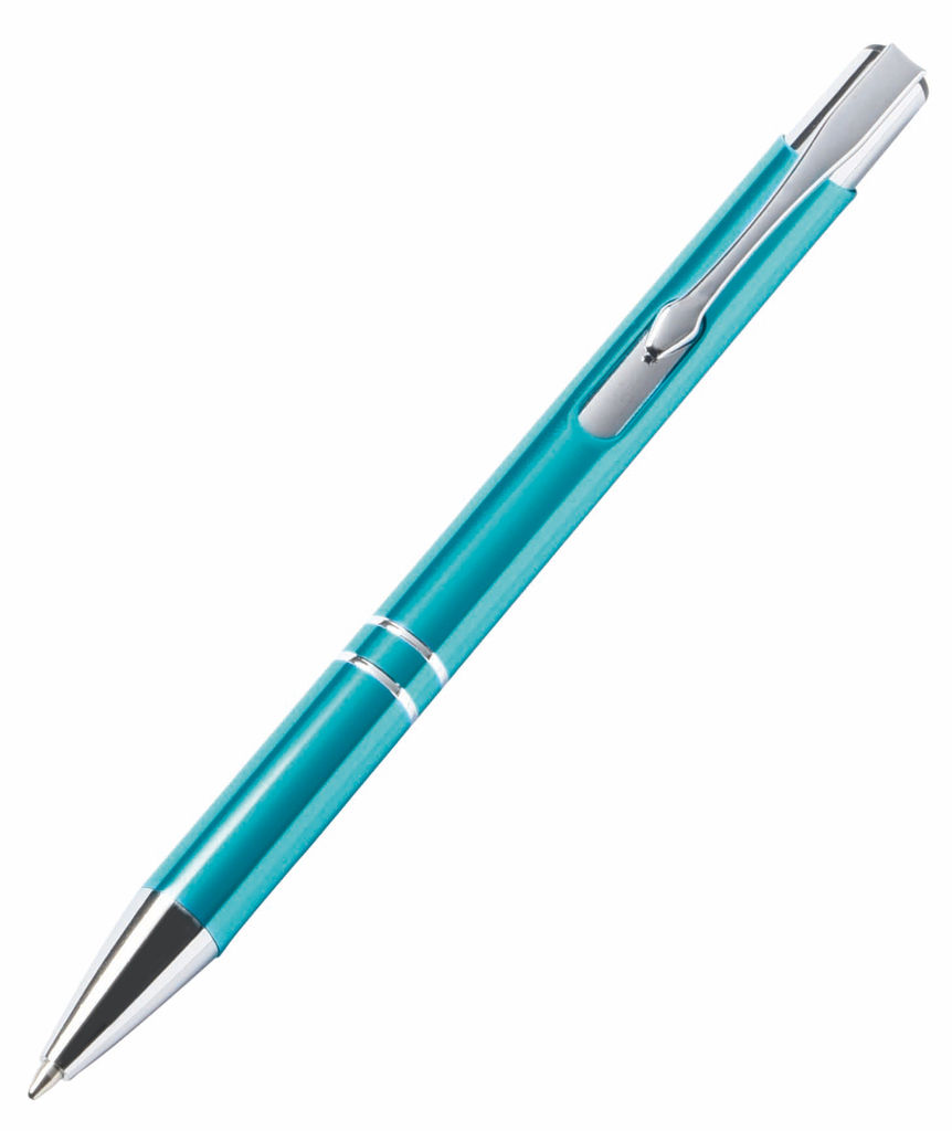 Шариковая ручка из алюминия TUCSON, цвет бирюзовый