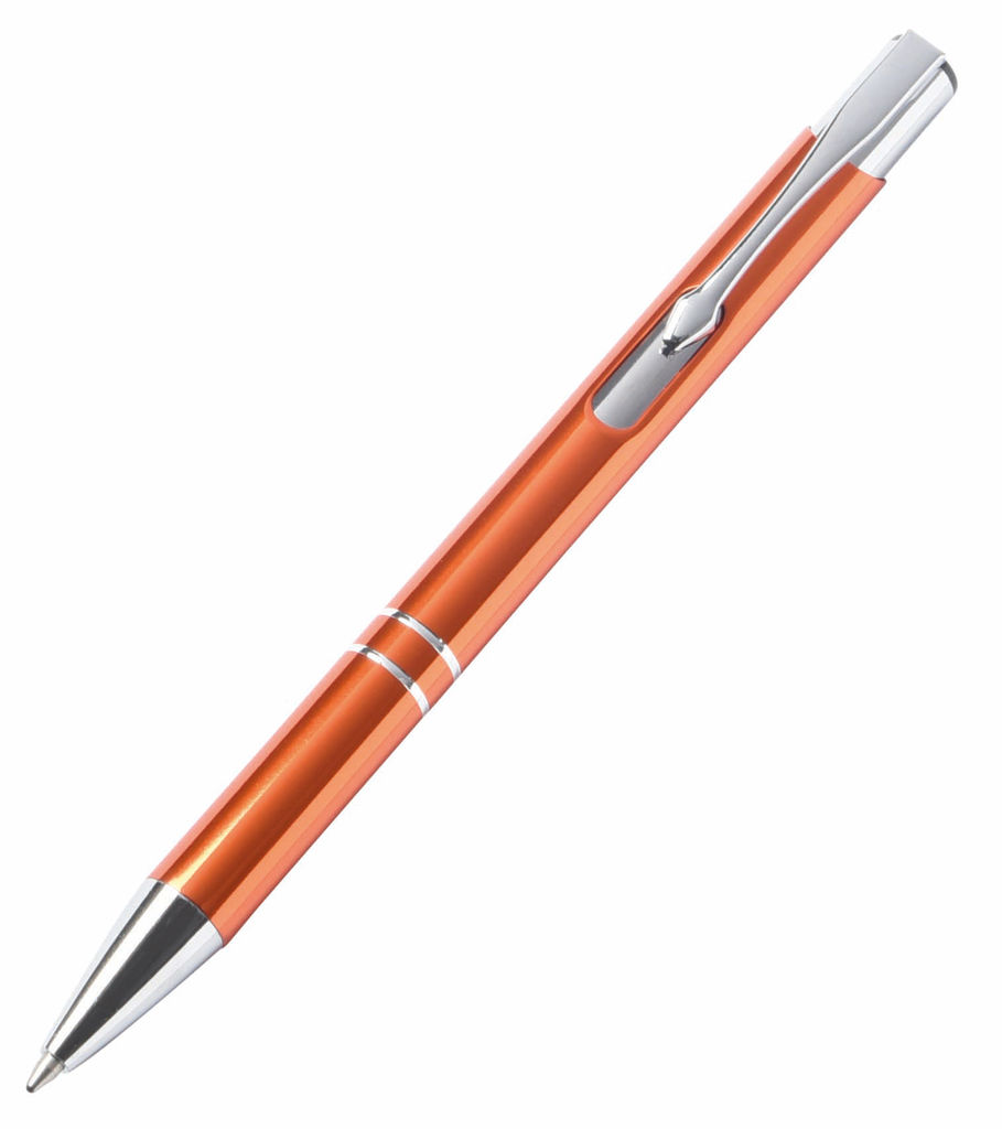 Шариковая ручка из алюминия TUCSON, цвет оранжевый