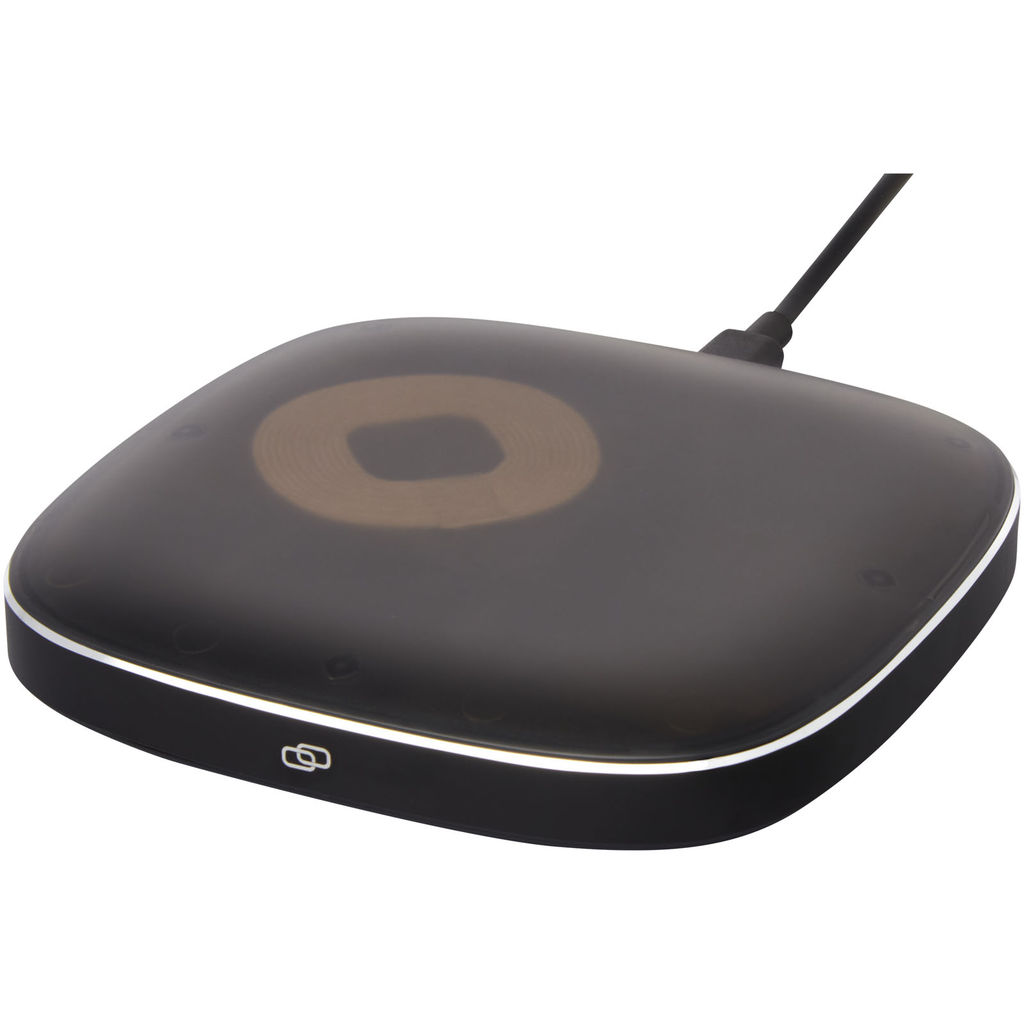 Умное беспроводное зарядное устройство Hybrid, цвет сплошной черный - 12423990- Фото №5 Умное беспроводное зарядное устройство Hybrid, цвет сплошной черный - 12423990- Фото №5