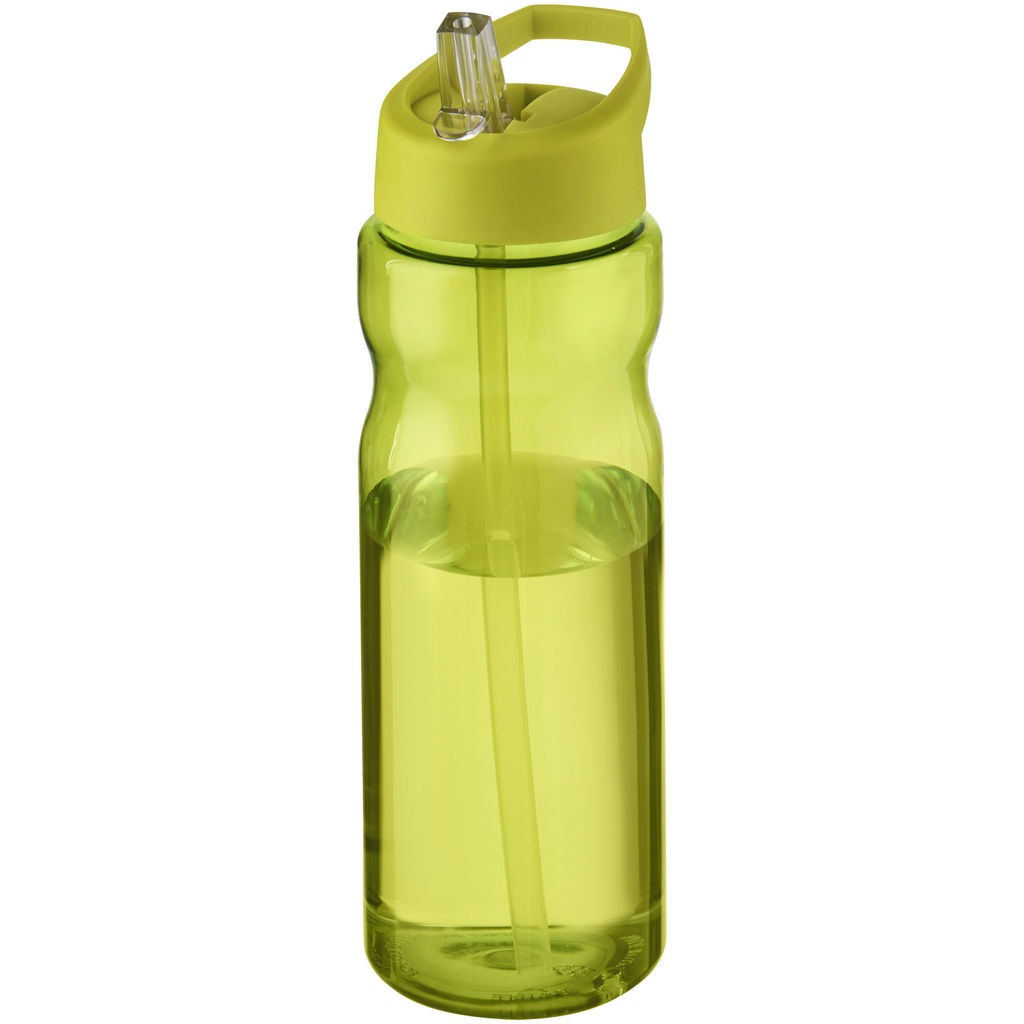 Спортивная бутылка H2O Base® объемом 650 мл с крышкой-носиком, цвет лайм, лайм