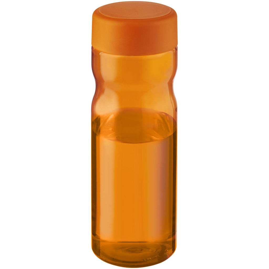H2O Base 650 мл пляшка з кришкою для води, що закручується, колір помаранчевий