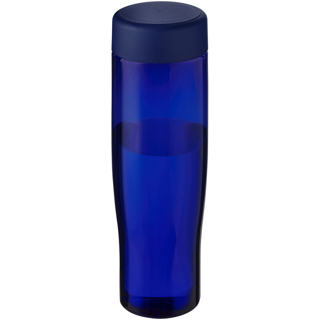 Пляшка для води H2O Active® Eco Tempo об'ємом 700 мл з кришкою, що закручується., колір синій