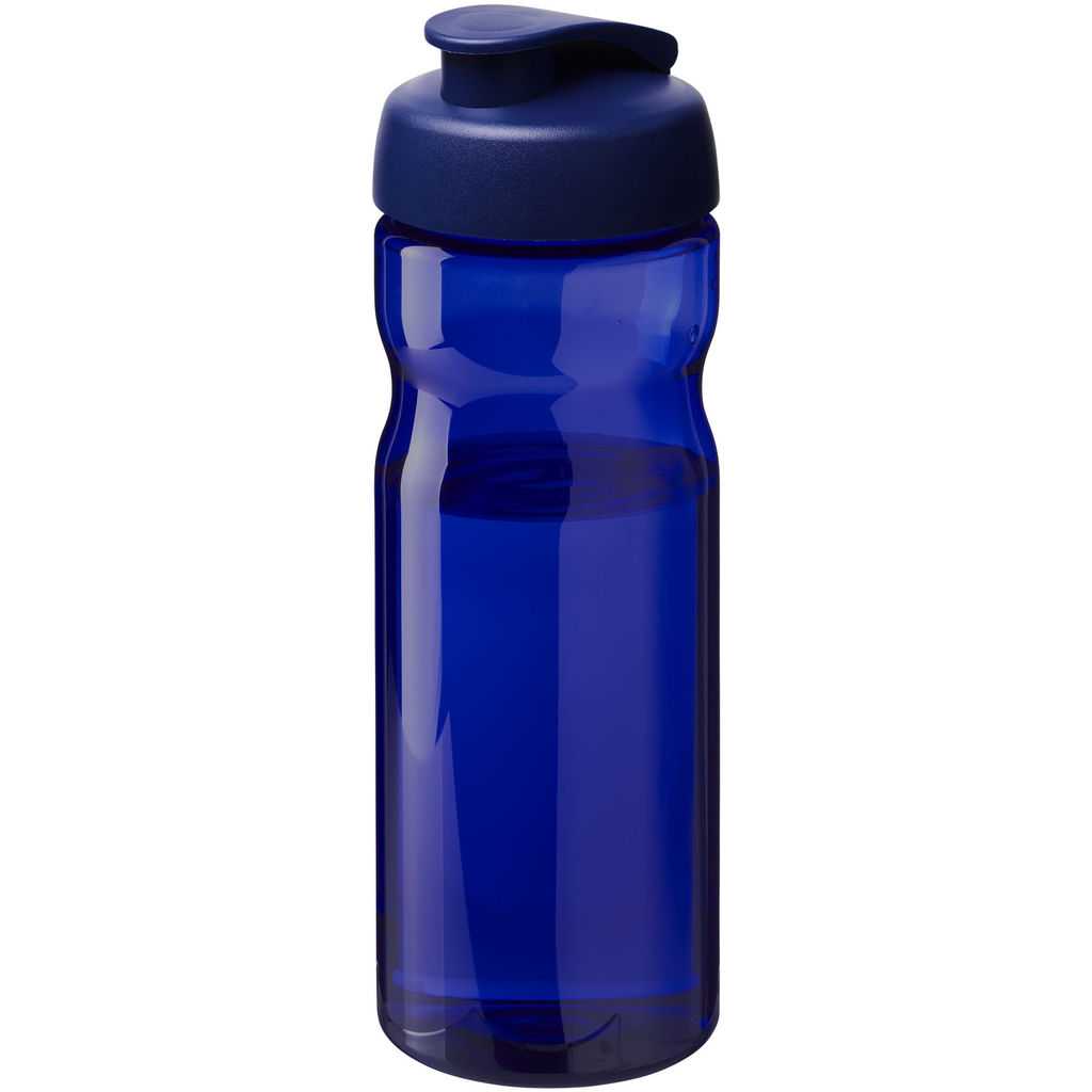 H2O Active® Eco Base Спортивна пляшка об'ємом 650 мл з кришкою, що відкидається., колір синій