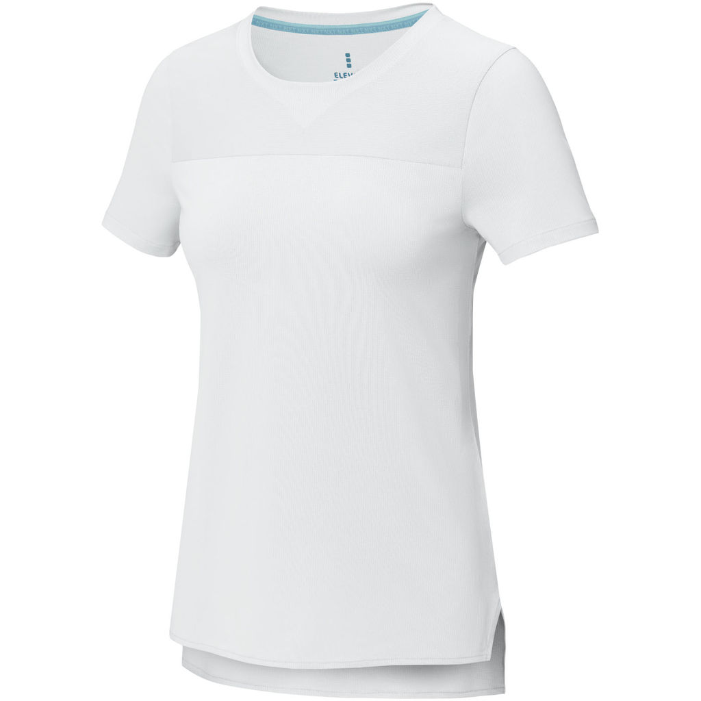 Borax Жіноча футболка з короткими рукавами із переробленого поліестеру згідно стандарту GRS з відмінним кроєм, колір білий  розмір XS