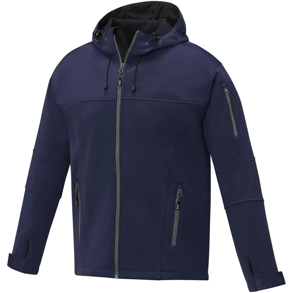 Match Чоловіча куртка софтшел, колір темно-синій  розмір XL