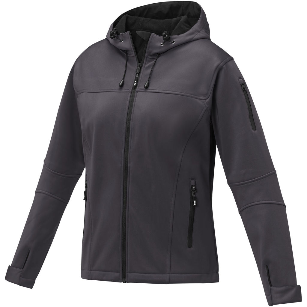 Match Жіноча куртка софтшел, колір сірий  розмір XS