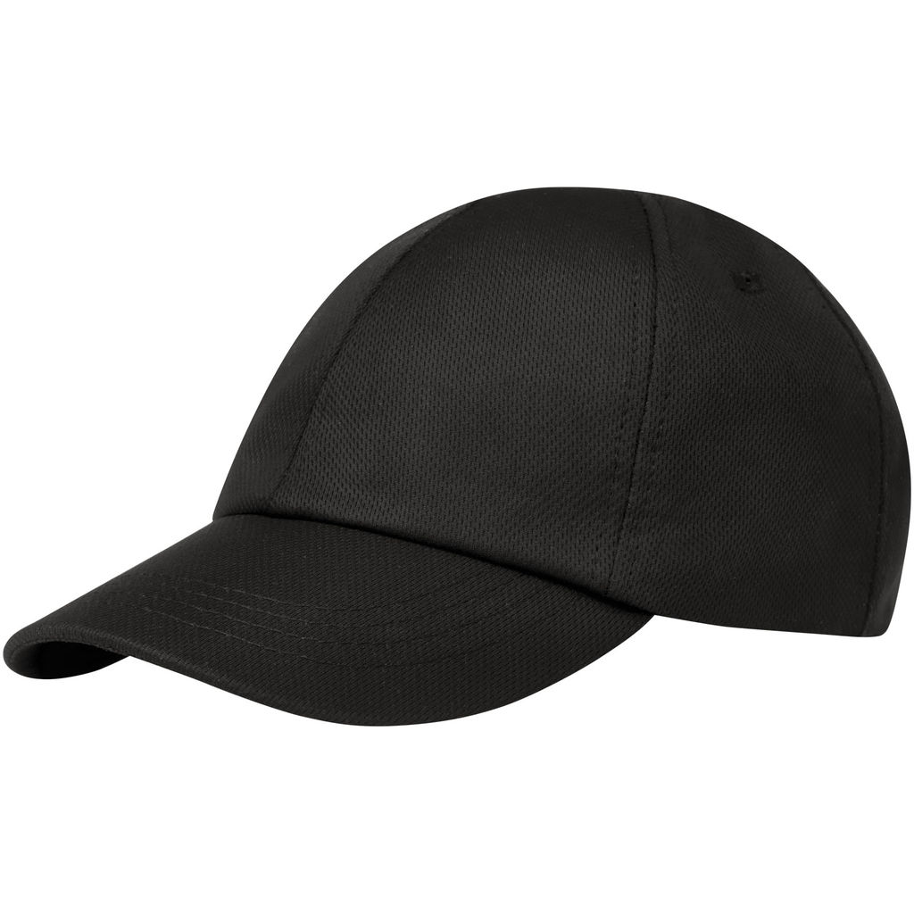 Cerus 6-панельна кепка, колір суцільний чорний