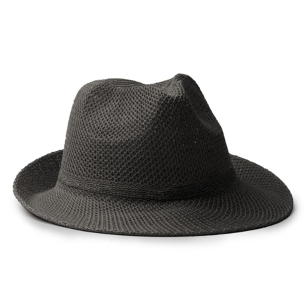 Элегантная синтетическая шапка с комфортной внутренней лентой, цвет черный