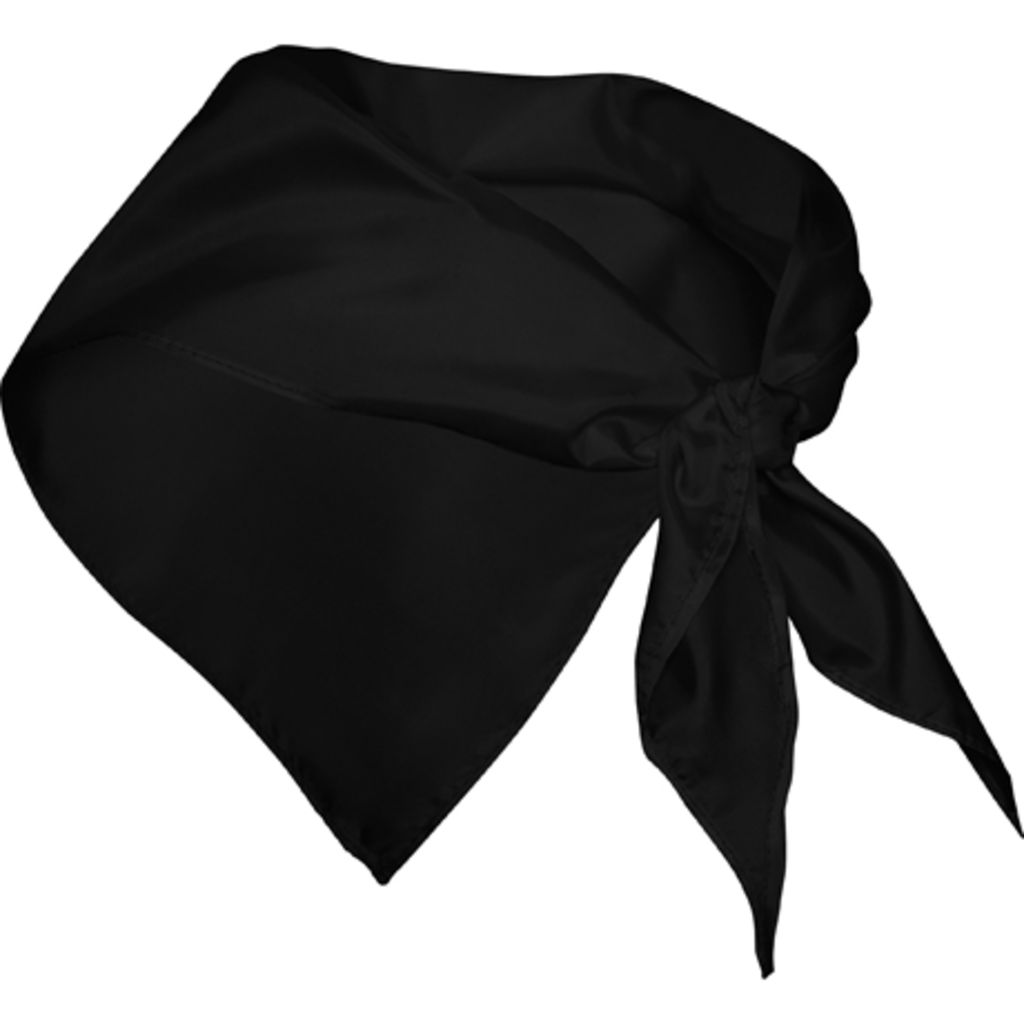 Шарф унисекс треугольной формы, цвет черный