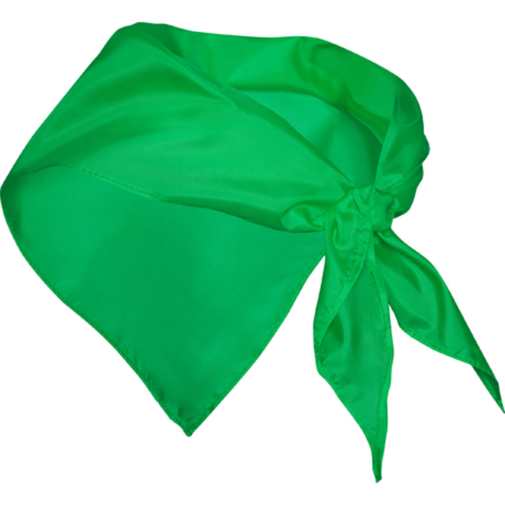 Шарф унісекс трикутної форми, колір зелений